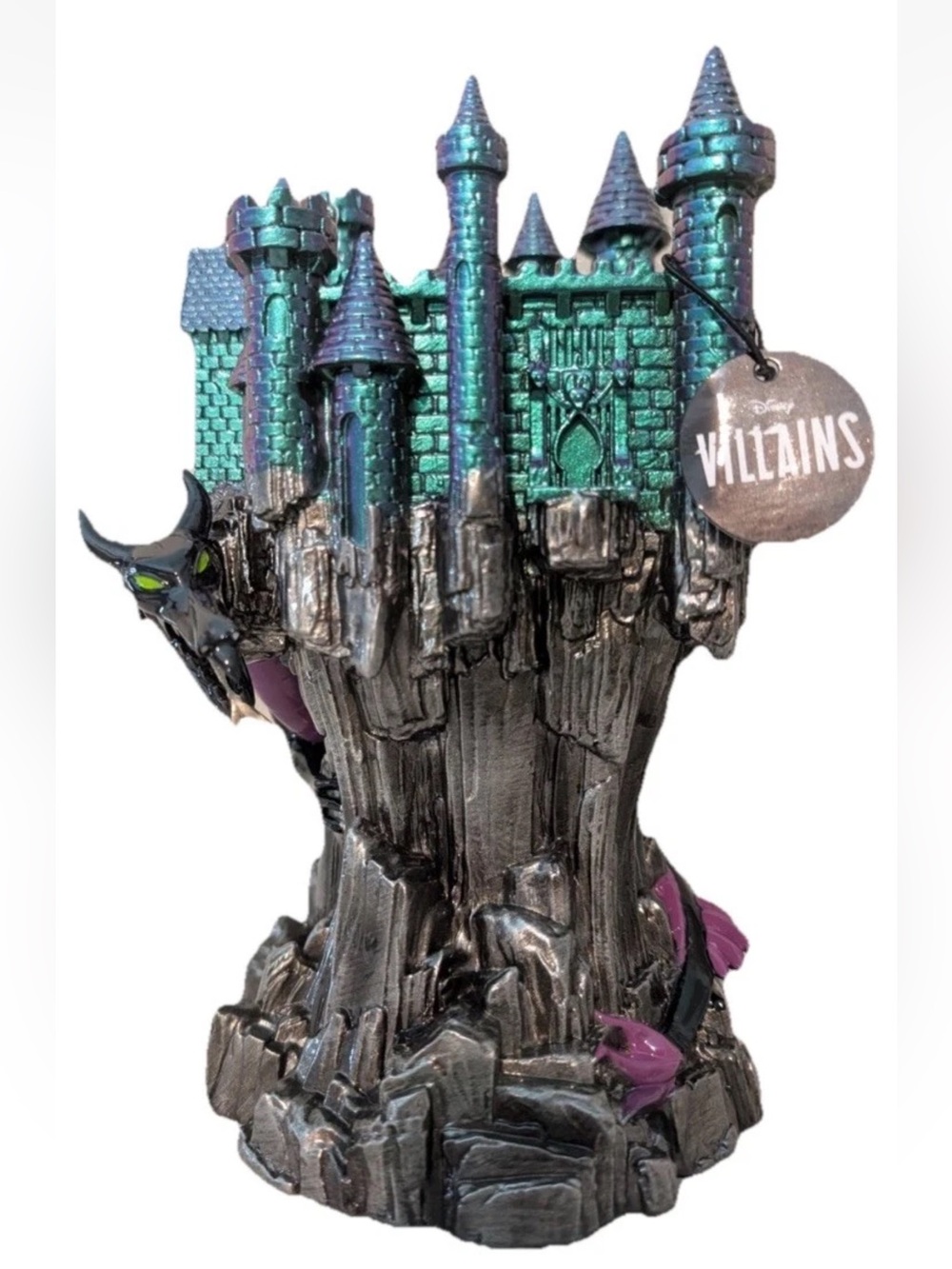 NWT Rare Disney Maleficent Bath & Body Works Candle Holder Disney Villains - Picture 4 of 7